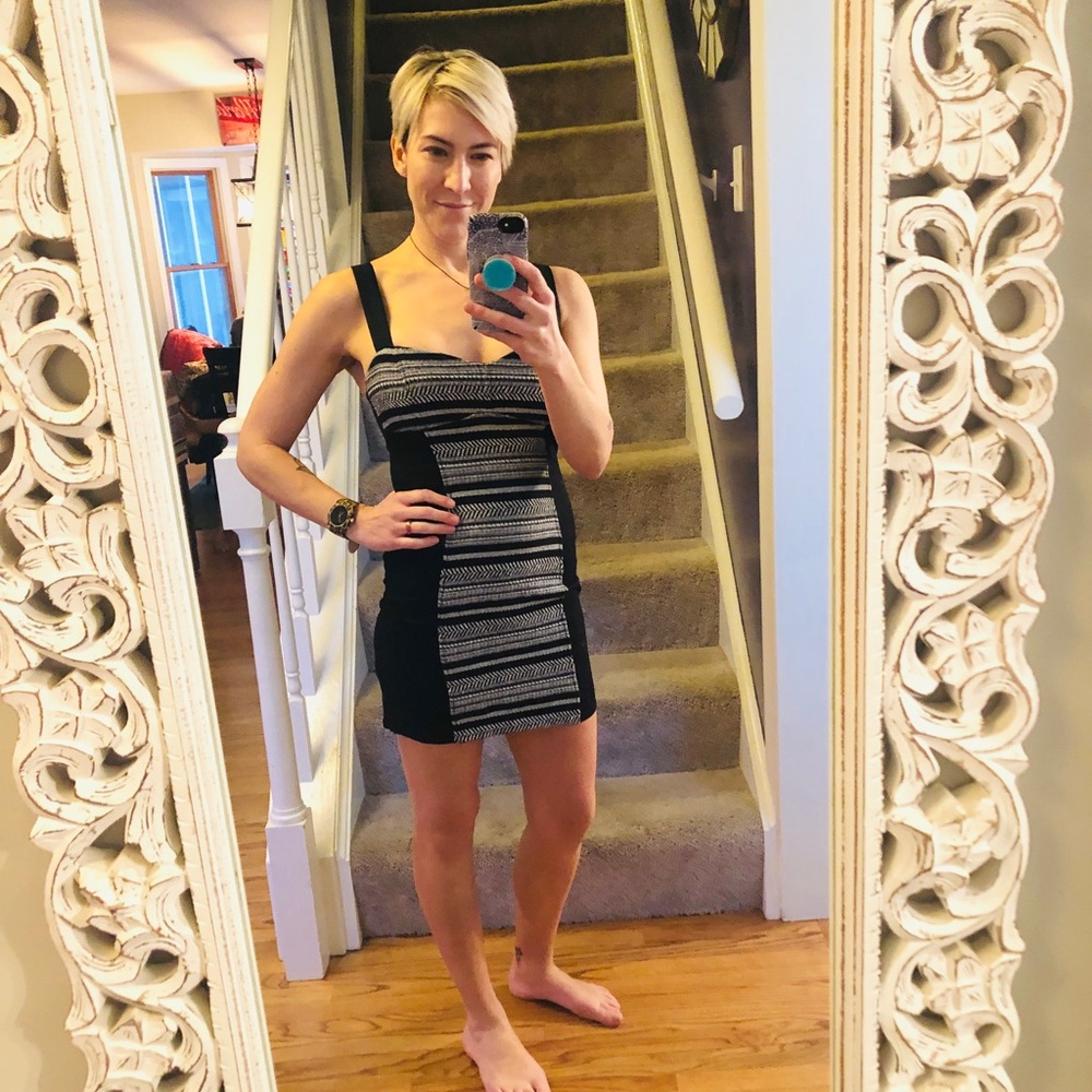 Black/White Dress